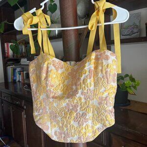 Floral Corset Top
